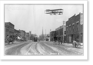 Vintage Railroad - Trolleys & Streetcars - Mich. - Romeo - Main Street