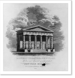 Antique Photo Print - New York City - N.Y. (City) - Bowery, 1828
