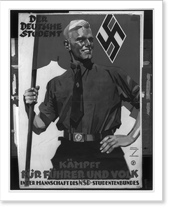 Black & White Photo - Der Deutsche Student, Kampf für Führer und Volk (1)