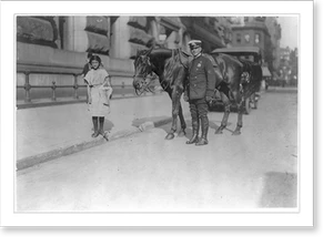 Historic Landscape - New York City - Newsgirl, Park Row