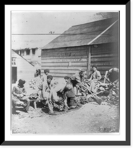 Historic Framed Print, Tartar labourers,  17-7/8" x 21-7/8"