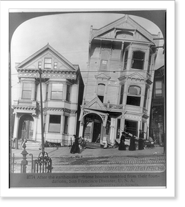 Vintage Photo Print - San Francisco - After the earthquake