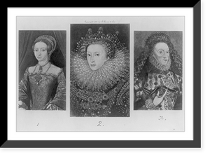 Historic Framed Print, Elizabeth I, Queen of England, 1533-1603,  17-7/8" x 21-7/8"