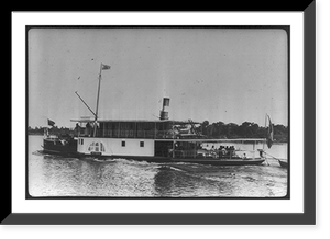Theodore Roosevelt, 1858-1919; lantern slide of Roosevelt's Brazil expedition, 1913, taken by his son Kermit - 10, Vintage Print
