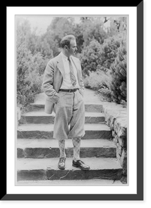 Waldo David Frank, 1889- , full-length portrait, standing, right profile, Antique Poster