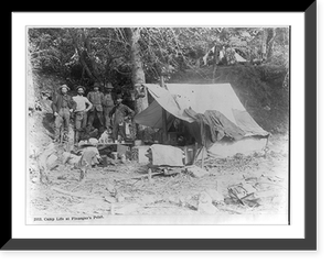 Alaska - Klondike - 1897: Camp life at Finnegan's Point"" Classic, Historic Print