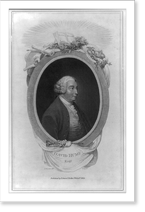 Vintage Portrait - David Hume, head-and-shoulders portrait, 1711
