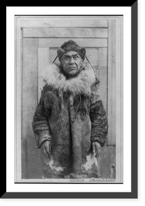 Scavatka, Yukon guide, Alaska, three-quarter-length portrait, standing, facing front, Antique Wall Art