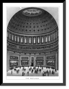 Historic Framed Print, [D.C. - Washington - Capitol - Rotunda],  17-7/8" x 21-7/8"