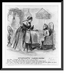 Advantage of famine prices Classic, Vintage Print