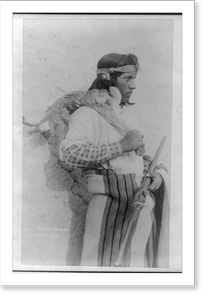Vintage Photo Print - A Pueblo Hunter - Vintage Home Decor Print
