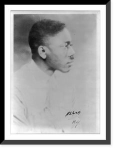 Aaron Douglas, 1898-, head and shoulders, facing right, Vintage Wall Art