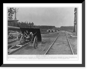 Artillery testing range for Bofors munitions co., Sweden Classic, Vintage Print