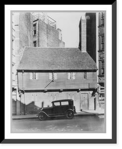 Paul Revere house - lived here 1777-1800, Vintage Print