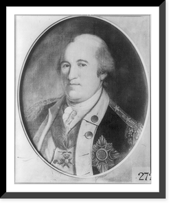 Baron Friedrich Wilhelm Ludolf Gerhard Augustin von Steuben, 1730-1794, oval bust portrait, facing left, Vintage Poster