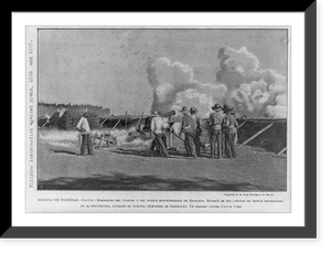 Philippine insurgents operating field artillery against Spanish, 1896-97, Historic Reproduction