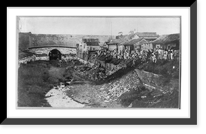 China - Peking - Entry of the allies during the Boxer trouble into Peking through a hole in the wall"", Historic Print