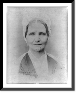 Mary Ann McClintock, bust portrait, facing front Classic, Historic Print