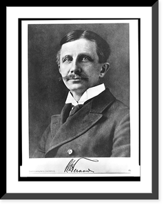 Bernhard Fernow, head-and-shoulders portrait, facing left Classic, Antique Poster
