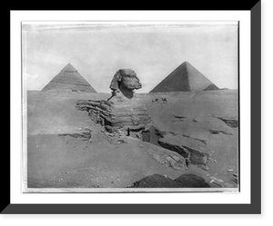 Historic Framed Print, Sphinx of Gizeh,  17-7/8" x 21-7/8"