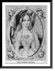 Historic Framed Print, The young bride,  17-7/8" x 21-7/8"