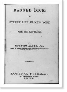 Vintage Photo Print - Boston - Ragged Dick by Horatio Alger, Jr, 1868