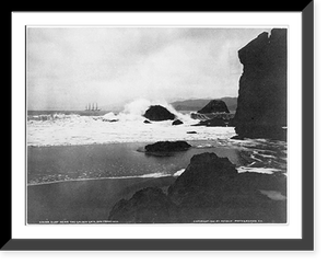 San Francisco, Cal. Surf near the Golden Gate, Historic Print