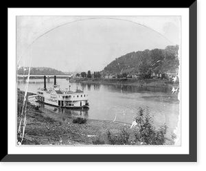 Vintage Photo Print - Brownsville, Pennsylvania - Steamboat J.G. PLAINE