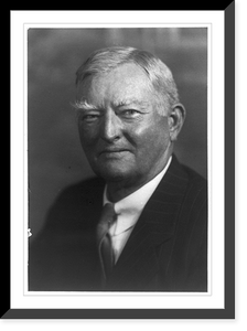 Historic Framed Print, [John Nance Garner, 1868-1967, bust, facing left],  17-7/8" x 21-7/8"