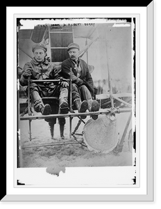 Historic Framed Print, Tony Jannus & Albert Berry,  17-7/8" x 21-7/8"