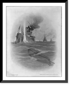 Submarine boat Holland, Antique Wall Art