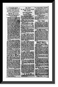 Historic Framed Print, The Boston Gazette, and Country Journal. Monday, March 12, 1770 - 4,  17-7/8" x 21-7/8"