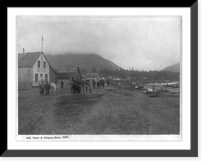 Historic Photo Print - Healy & Wilson's Store, Dyea - Vintage Wall Art Gift
