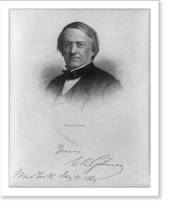 Antique Portrait - Chandler Robbins Gilman, bust portrait, facing left