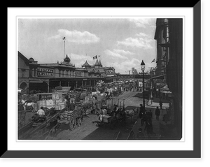 Historic Framed Print, New York (City). West Street,  17-7/8" x 21-7/8"