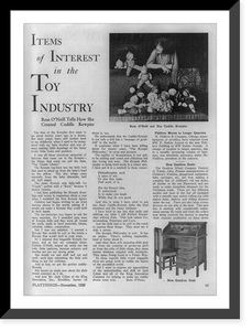 Page from Playthings Magazine illus. dolls: between 1910 and 1929 - 17, Historic Reproduction