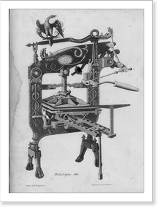 Black & White Photo - Philadelphia - Columbian Press, 1813
