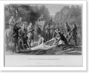 Black & White Photo - Burial of General Braddock.J. McNevin; J. Rogers