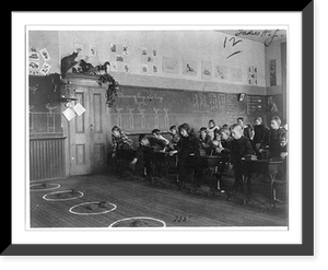 Washington, D.C. public schools - 3rd Division children tossing bean bags in ring, Antique Print