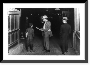 Tony Spappos, 349 W. 39th St., N.Y., Selling papers at 10 P.M. at 50th St. & Broadway. About 12 yrs. old. October 8, 1910. Location: New York, New York (State).Photo by Paul B. Schumm. Heritage Wal