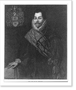 Historic Portrait - Sir Francis Drake, 1540-1596, half-length portrait