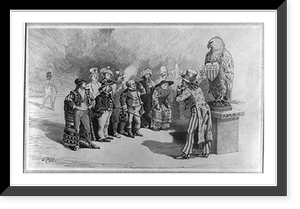 Brother Jonathan" welcoming other countries to U.S. Centennial", Historic Print