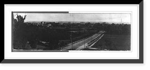 D.C. - Washington: panoramic view, with Conn. Ave. and Calvert St. Bridge, middle ground, looking S.E, Historic Print