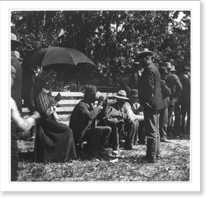 Historic Photo Print - Pocatello, Idaho land rush, 1903
