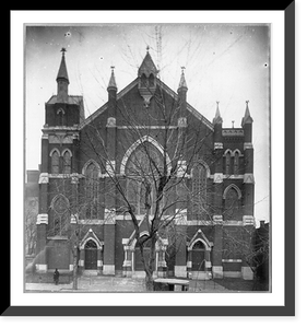 Historic Framed Print, Negro church - African Methodist Episcopal Church, Washington, D.C.,  17-7/8" x 21-7/8"