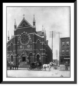 Historic Framed Print, Negro church - St. Augustine Catholic Church, Washington, D.C.,  17-7/8" x 21-7/8"