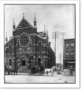 Antique Architecture - Washington, DC - Negro church - St