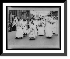 Suffrage parade, New York City, May 6, 1912, Antique Poster