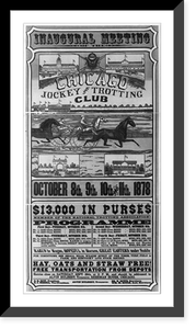 Vintage Americana Print - Chicago - Inaugural Meeting, 1878