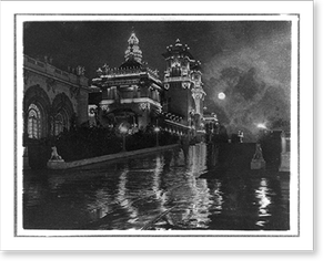 Vintage Americana Print - Chicago - World's Columbian Exposition